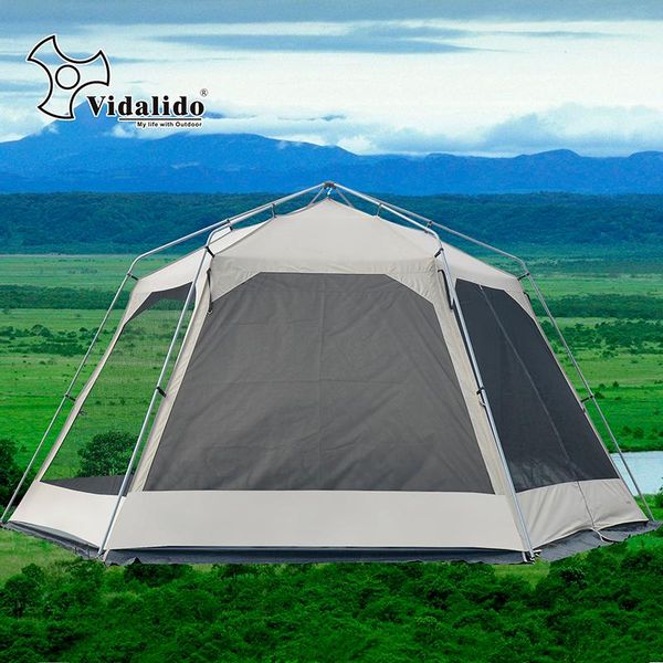 

send 2pcs hanging curtainsluxury outdoor camping shade mosquito canopy barbecue shelter large space leisure uv tent tents and shelters