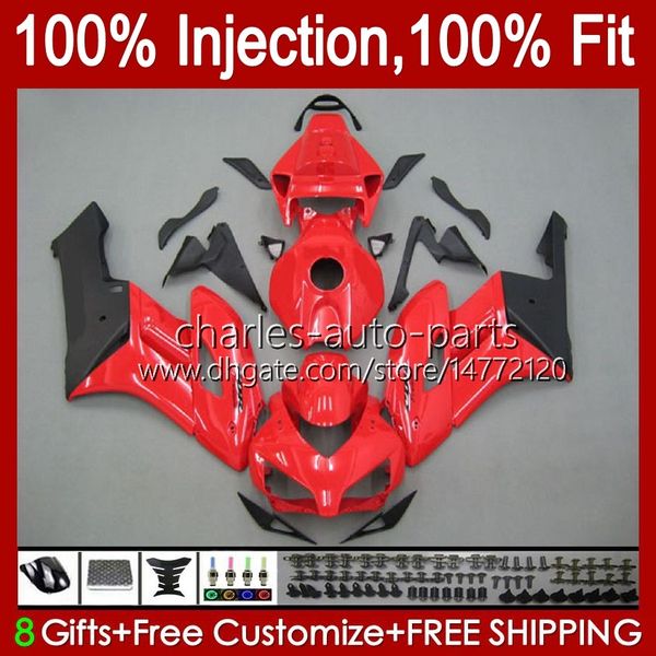 Обсуждение OEM для Honda CBR 1000 CBR1000 RR CC 04-05 Body 52No.126 CBR 1000RR 1000CC CBR1000RR 04 05 Кузов CBR-1000 2004 2005 Инъекционная плесень обтекательный комплект Глянцевый красный