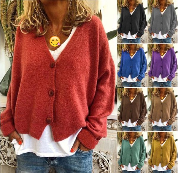 

fashion sweater fine woolen women's wear autumn and winter 2021 casual loose knitted cardigan 15 colors, White;black