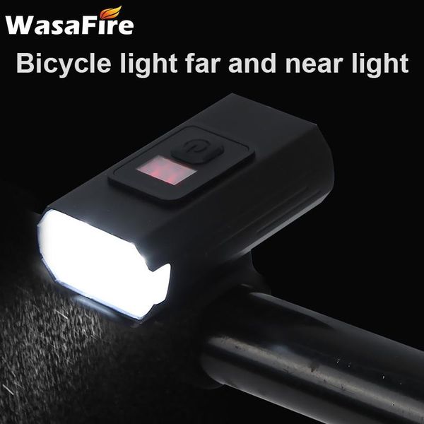 

2*t6 bike light led high/low beam bicycle front rechargeable mtb head 6 mode mini power display cycling headlamp lights