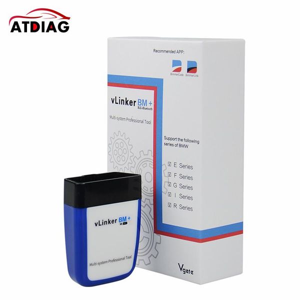 

code readers & scan tools est vgate vlinker bm+ elm327 for bm-w scanner bluetooth 4.0 wifi obd2 car diagnostic elm 327 auto tool bimmerc