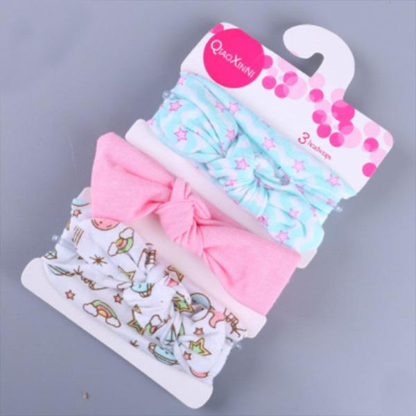 

hair accessories 3pc baby girl headband turban head wraps decorations girls bowknot hairband headwear born pography props, Slivery;white