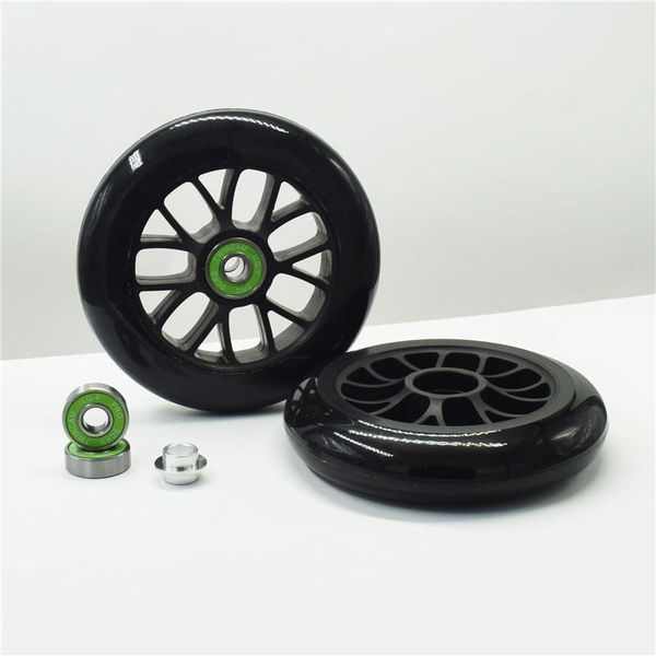 

inline & roller skates [110mm] speed patines black 85a durable pu wheel for scooter wheels with ilq-9 bearing 2 pieces/set