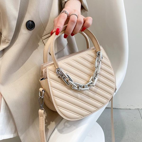 

cross body women's synthetic leather bag, belt chain, shoulder strap, designer