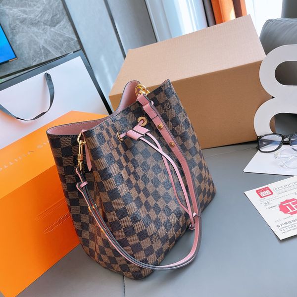 

the 2020 neonoe bucket is old-fashioned with classic lines and a classic brown designer bag m44020