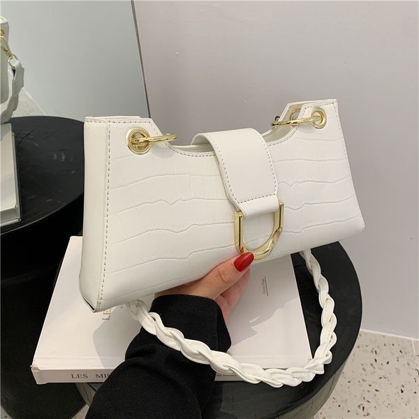 

small bag female summer 2021 fashion messenger stone pattern one shoulder square s