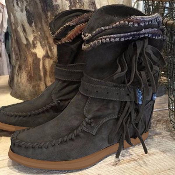 

boots short boots, big flow autumn and code, Black