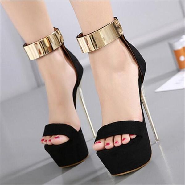 

high heels platform wedding party shoes women ladies black dress pumps sandals