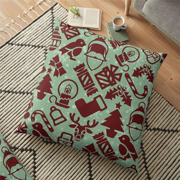 

cushion/decorative pillow merry christmas cushion cover holiday with santa printed 45*45cm pillowcase gifts xmas decorative for home