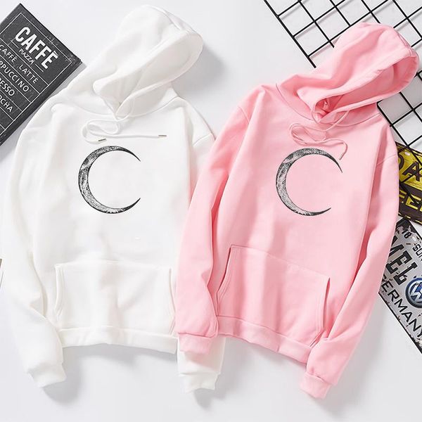 

women's hoodies & sweatshirts winter graphic print harajuku streetwear sweatshirt long sleeve women hoodie autumn pullovers tunic coat, Black