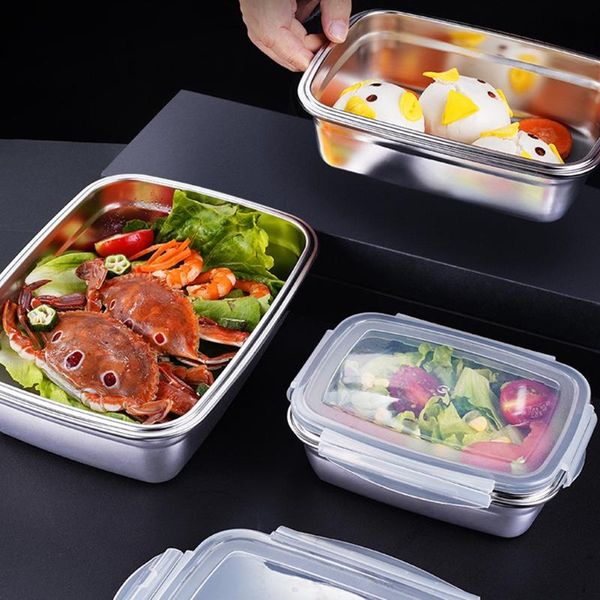 

stainless steel lunch containers leak storage container bento box dinnerware sets
