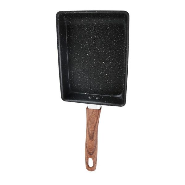 

pans 1pc non-stick frying pan outdoor camping pot square shape mini