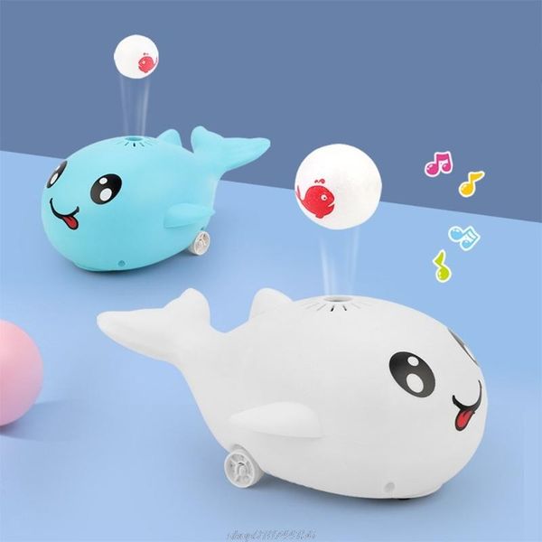 

electric fans suspension ball battery powered handheld fan mini whale shaped bubble machine toys jy16 21 dropship