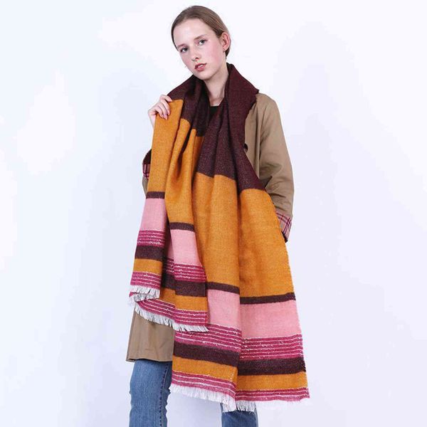 

2022 women winter scarv, Blue;gray