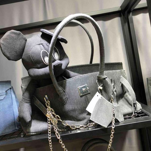 

zhang yuqi's same denim 2020 new fashion high capacity armpit autumn and winter hand-held one shoulder bag for women