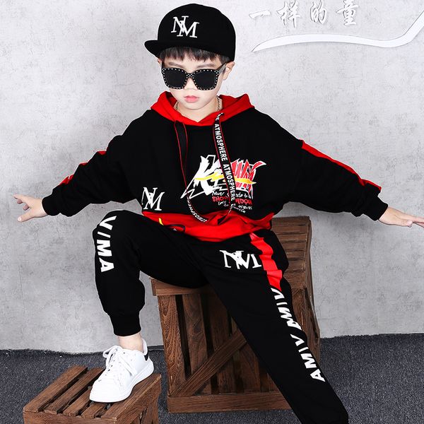 

2022 autumn toddler tracksuit boys clothing sets children clothes kids cotton hoodies pants 2 pcs outfits 4 6 8 10 12 years old, White
