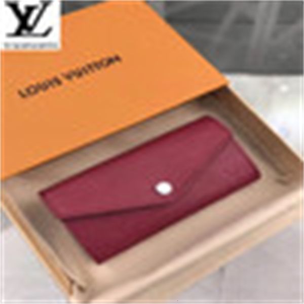 

clutches wallet brand m56246 designer compact luxury key 173q long fluorescent chain wallets pink purse leather evening key case