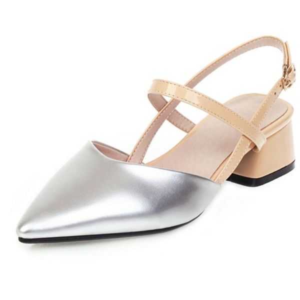 

fanyuan arrivals 2021 square heels buckle strap summer sandals women shoes mixed colors office lady woman, Black