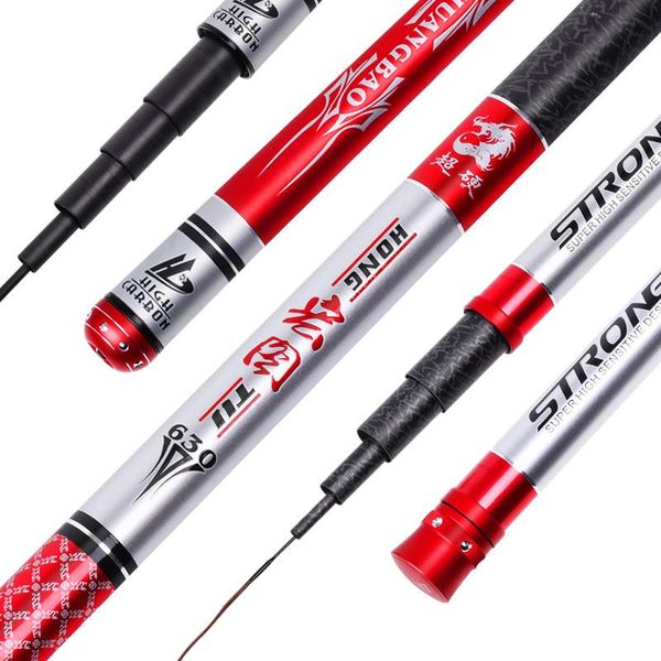 

high carbon fishing rod ultralight superhard 19 tune taiwan carp 3.6m-8.1m quality boat rods