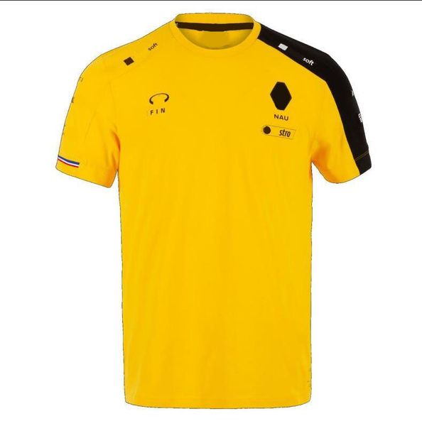 

f1 racing team uniform t-shirt formula one can be customized summer short sleeves