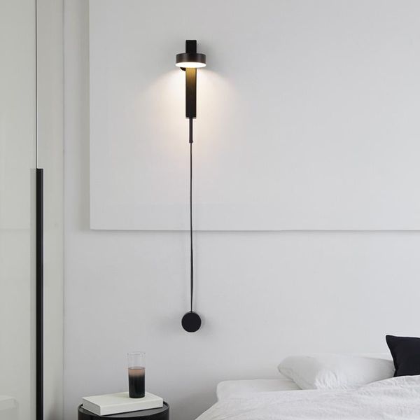 

minimalist wall lamp modern simple bedroom bedside creative personality fashion nordic led living room corridor