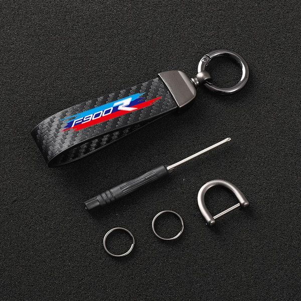 

keychains for f900r f 900 r f900 f900xr 900xr xr leather motorcycle keychain, Silver