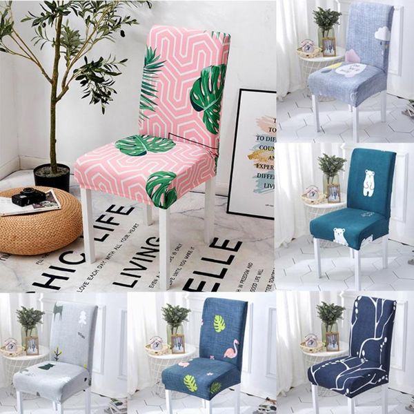 

chair covers removable cover folding el elastic slip-resistant seat back case decor