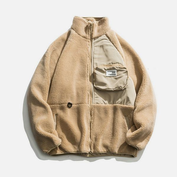 

downs winter casual warm thick windproof jacket parkas outwear pockets parka jackets coat men streetwear, Black