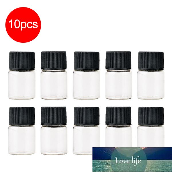 10PCs Mini 7ml Reise Tragbare Leere Nachfüllbare Klarglas Behälter Flasche Fläschchen Für Ätherisches Öl Parfüm Duft