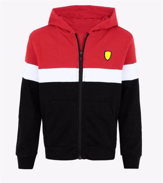 

2021 formula one motorcycle spring and autumn hooded team workwear sweater casual warm men's jacket