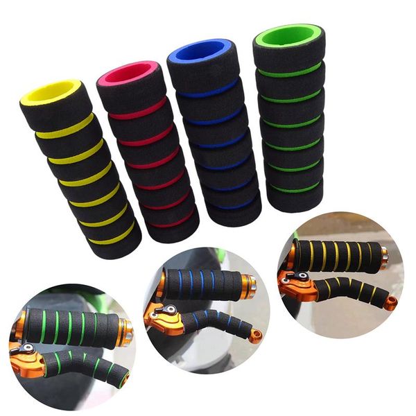 

handlebars a311 4pcs / pair motorcycle handle bar foam sponge grip cover non-slip hand cycling bicycle