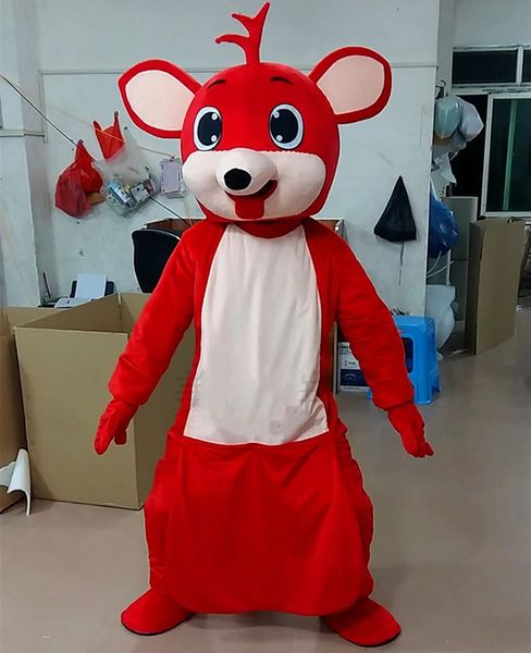 Фестиваль Dres Kangaroo Costumes Costumes Карнавальство Hallowen Gifts Унисекс Взрослые Причудливые вечеринки Игры Наряд Праздник Празднование Мультфильм Настройки персонажей