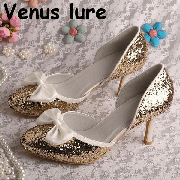 

drop gold glitter evening party pumps open toe shoes for weddings size 8 dress, Black