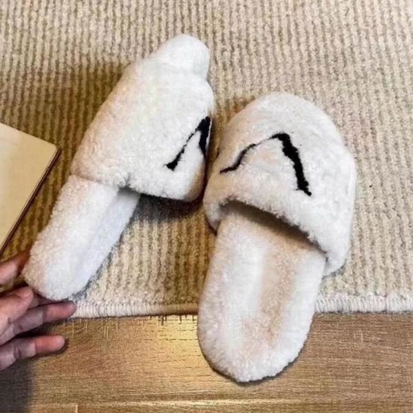 

with box women print patent leather brand femal ladies sandals lamb wool slipper one line flat leisure fashion femme shoes slippers, Black