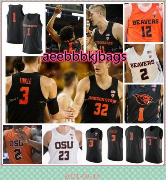 

ncaa college oregon state beavers basketball jersey 42 scott howard 45 a.c green 15 eric moreland 12 drew eubanks custom stitched, Black