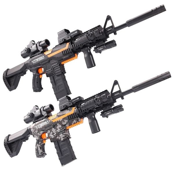 

4535children's boy toy continuous firing electric m416 sniper assault rifle soft bullet full-automatic gun