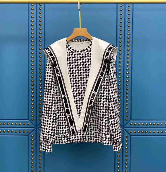 

70% off dijia's 2021 autumn new shawl straight tube is thin, fashionable and slim two-piece long sleeved sweater, Black