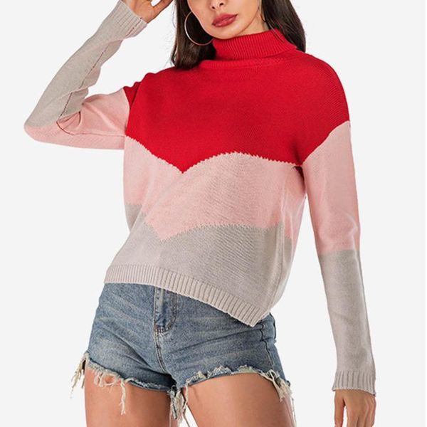 

autumn winter oversized sweater women loose casual turtleneck knitted pullovers solid jumpers pull femme hiver jersey mujer women's swe, White;black