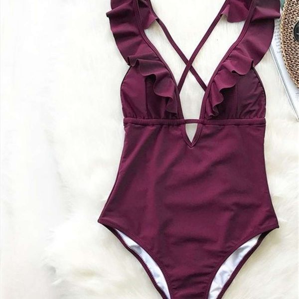 

the bikini swimsuit lady v-neck one piece bikini, White;black