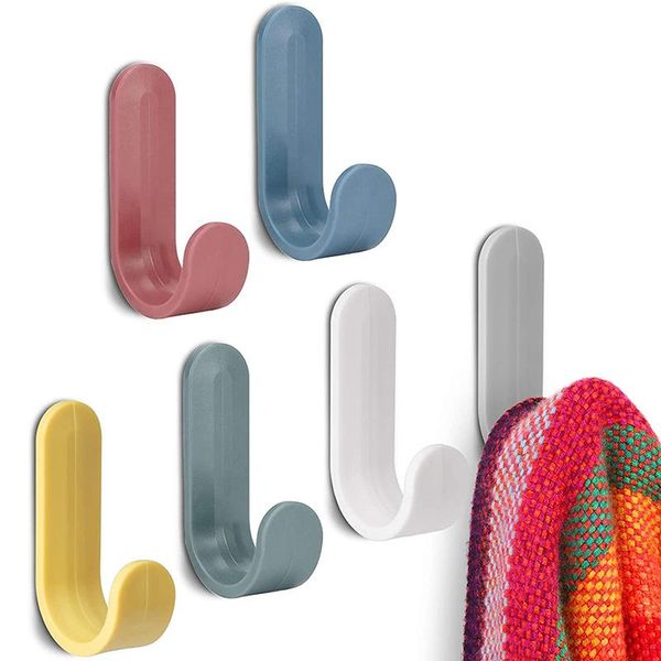 

bathroom shelf sticker for wall rack waterproof kitchen sticking hook hanger towel home decorative hooks & rails