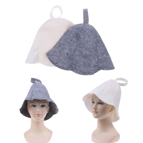 

shower caps 1pc felt head protection bath anti heat size russian style cap sauna hat