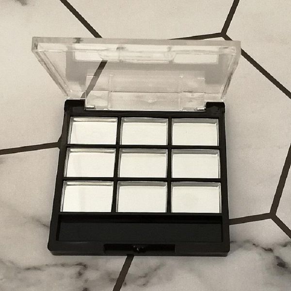

storage bottles & jars empty 9 grids eyeshadow palette makeup lipstick eye shadow box container blusher case cosmetics beauty tools 20pcs