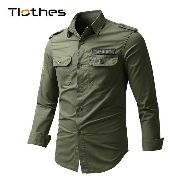 

men's casual shirts work shirt men clothes spring autumn military dress mens cotton tactical long sleeve army plus size 4xl 5xl, White;black