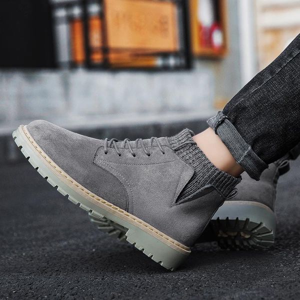 

boots on casual hombre informales 2021 causal cuero de casuales sneaker sapato botas for leisure zapatos boty canvas work black sport