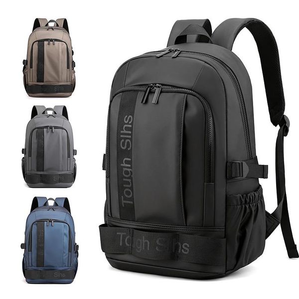 

backpack quality brand for man 2021 teenager 15.6-inch lapbags youth outdoor sport travel fashion black school bag