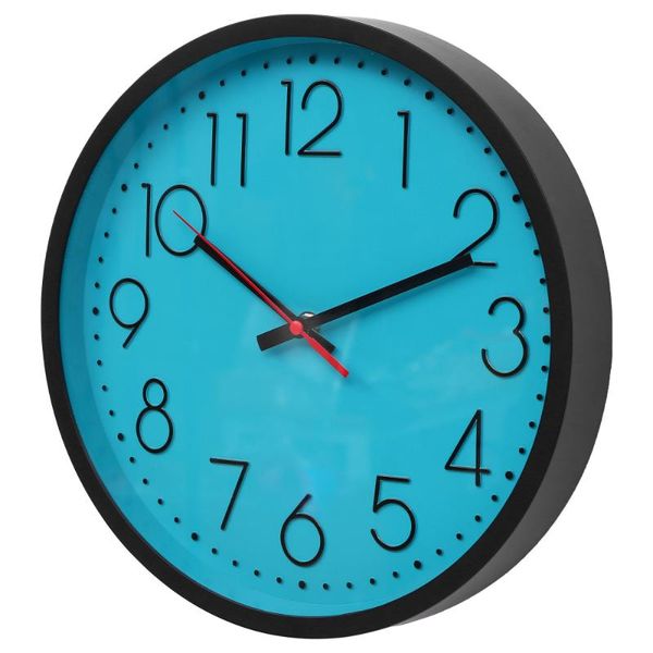 

wall clocks simple round clock quiet movement home decor without battery