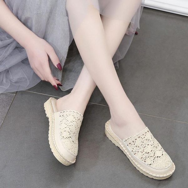 

slippers corporis size 35-40 fashion women round toe casual ladies shoes comfortable mesh ventilation work, Black
