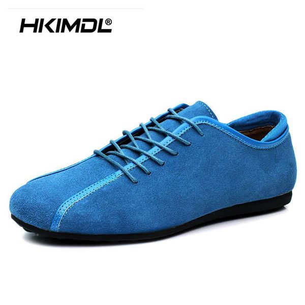 

dress shoes hkimdl men casual mens leather for fashion flats brand zapatos de hombre men's driving, Black