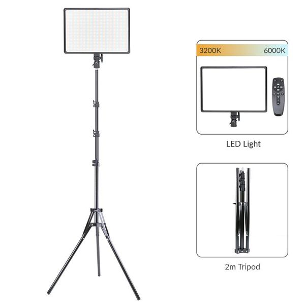 

panel light with tripod stand remote control video lights for po studio pographic lighting dimmable led flash heads