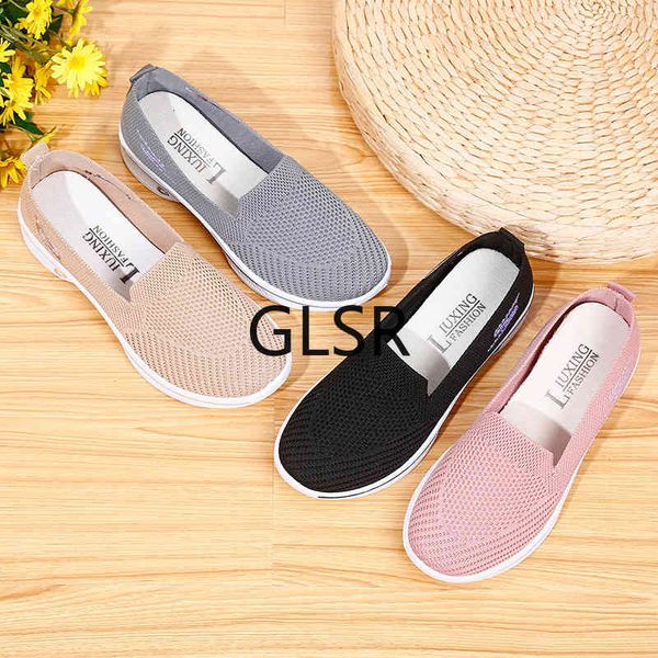 

dress shoes women's slippers for spring and spring, women's loafers knitted or crocheted, luxury shoes with a nurse's platfor, Black